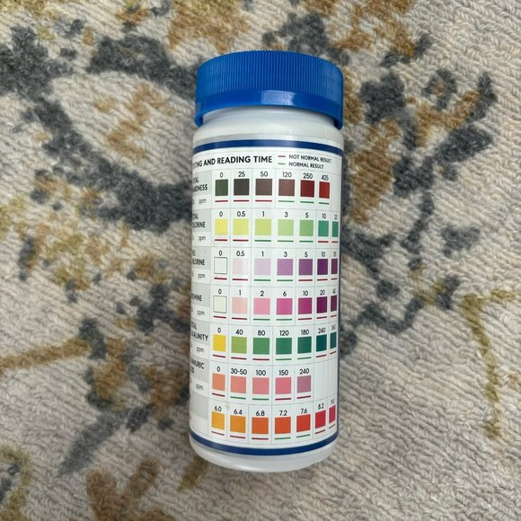 7 in 1 Quick Super Accurate Swimming Pool Test Kit - Hot Tub Test Strips - Picture 2 of 2